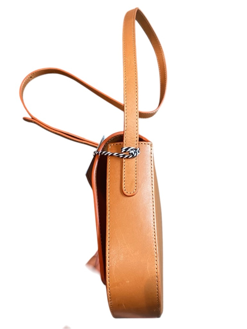 Mansur Gavriel Classic Crossbody Italian Leather Flap Front Crossbody Bag - Picture 6 of 10